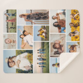 独自の12フォトコラージュを作成 シェルパブランケット (正面(横))