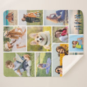 独自の12フォトコラージュを作成 シェルパブランケット (正面(横))