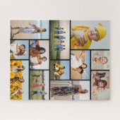 独自の12フォトコラージュを作成 ジグソーパズル (横)