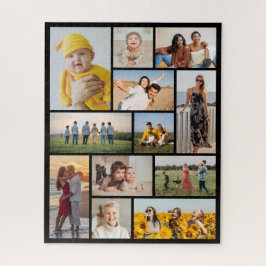 独自の12フォトコラージュを作成 ジグソーパズル