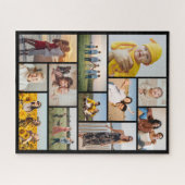 独自の12フォトコラージュを作成 ジグソーパズル (横)