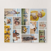 独自の12フォトコラージュを作成 ジグソーパズル (横)