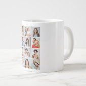 独自の12フォトコラージュを作成 ジャンボコーヒーマグカップ (正面右)