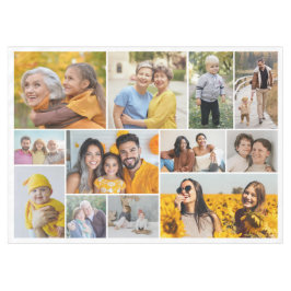 独自の12フォトコラージュを作成 テーブルクロス