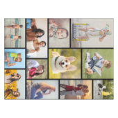 独自の12フォトコラージュを作成 テーブルクロス (正面(横))