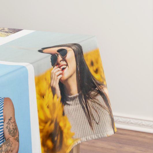 独自の12フォトコラージュを作成 テーブルクロス (インサイチュ)