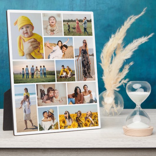 独自の12フォトコラージュを作成 フォトプラーク (側面)