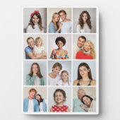 独自の12フォトコラージュを作成 フォトプラーク (正面)