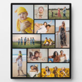 独自の12フォトコラージュを作成 フォトプラーク (正面)