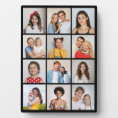 独自の12フォトコラージュを作成 フォトプラーク (正面)