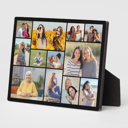 独自の12フォトコラージュを作成 フォトプラーク (側面)