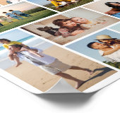 独自の12フォトコラージュを作成 ポスター (角)