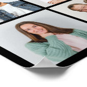 独自の12フォトコラージュを作成 ポスター (角)