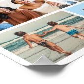 独自の12フォトコラージュを作成 ポスター (角)