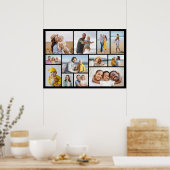 独自の12フォトコラージュを作成 ポスター (キッチン)