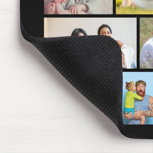 独自の12フォトコラージュを作成 マウスパッド (コーナー)