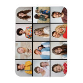 独自の12フォトコラージュを作成 マグネット (縦)