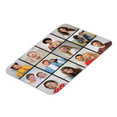 独自の12フォトコラージュを作成 マグネット (左側)