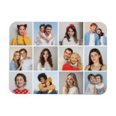 独自の12フォトコラージュを作成 マグネット (横)