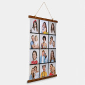 独自の12フォトコラージュを作成 吊り下げ型タペストリー (傾斜あり)