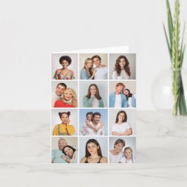 独自の12フォトコラージュを作成 招待状