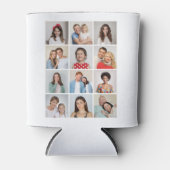 独自の12フォトコラージュを作成 缶クーラー (正面)