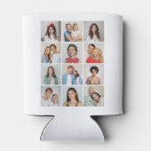 独自の12フォトコラージュを作成 缶クーラー (裏面)