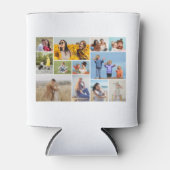 独自の12フォトコラージュを作成 缶クーラー (正面)