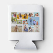 独自の12フォトコラージュを作成 缶クーラー (裏面)