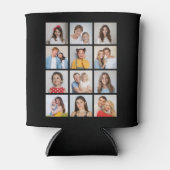 独自の12フォトコラージュを作成 缶クーラー (正面)