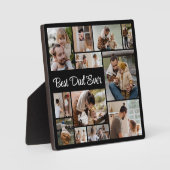 独自の12フォトコラージュ最高のパパの作成 フォトプラーク (正面)