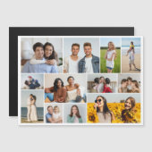 独自の12フォトコラージュ磁気カードの作成 (正面/裏面)