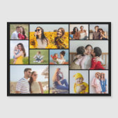 独自の12フォトコラージュ磁気カードの作成 (正面)