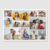 独自の12フォトコラージュ磁気カードの作成 (正面)