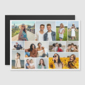 独自の12フォトコラージュ磁気カードの作成 (正面/裏面)