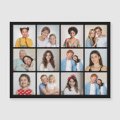 独自の12フォトコラージュ磁気カードの作成 (正面)