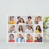 独自の12フォトコラージュ紙シートの作成 (スタンド正面)