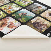 独自の12フォトパーソナライズされたコラージュを作成 シェルパブランケット (3/4)