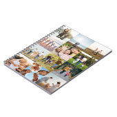 独自の12フォトパーソナライズされたコラージュを作成 ノートブック (左側)