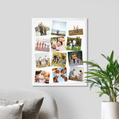 独自の12フォトパーソナライズされたコラージュを作成 ポスター