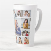 独自の13フォトコラージュを作成 カフェラテマグ (右アングル)