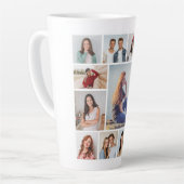 独自の13フォトコラージュを作成 カフェラテマグ (左アングル)