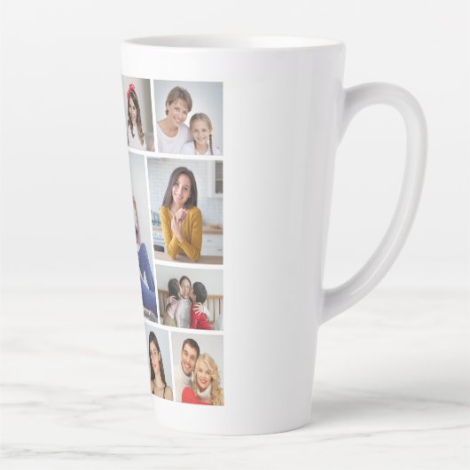 独自の13フォトコラージュを作成 カフェラテマグ (右)