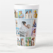 独自の13フォトコラージュを作成 カフェラテマグ (正面)