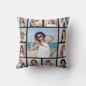 独自の13フォトコラージュを作成 クッション (裏面)