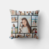 独自の13フォトコラージュを作成 クッション (正面)