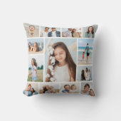 独自の13フォトコラージュを作成 クッション (正面)