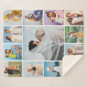 独自の13フォトコラージュを作成 シェルパブランケット (正面(横))