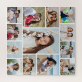 独自の13フォトコラージュを作成 ジグソーパズル (横)