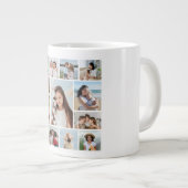 独自の13フォトコラージュを作成 ジャンボコーヒーマグカップ (正面右)